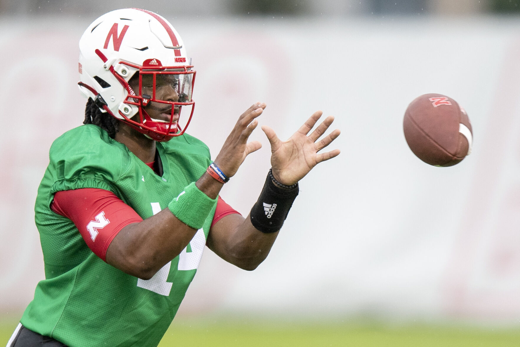 NU football practice, 7.31